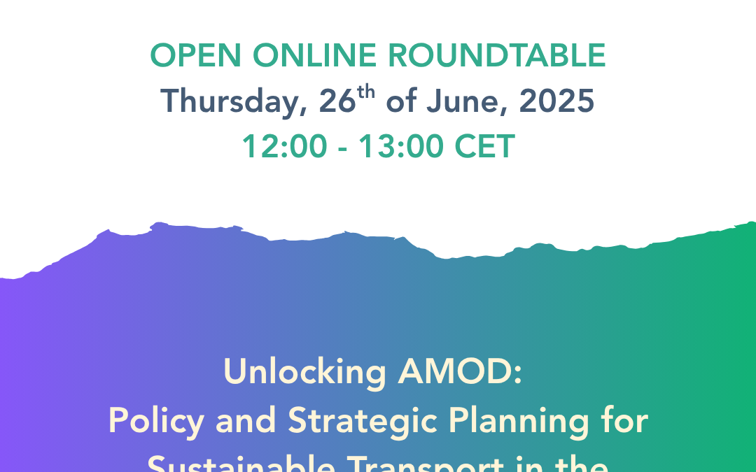 ArtMED Online Roundtable: Unlocking AMOD – Policy & Planning for Sustainable Transport in the Euro-MED